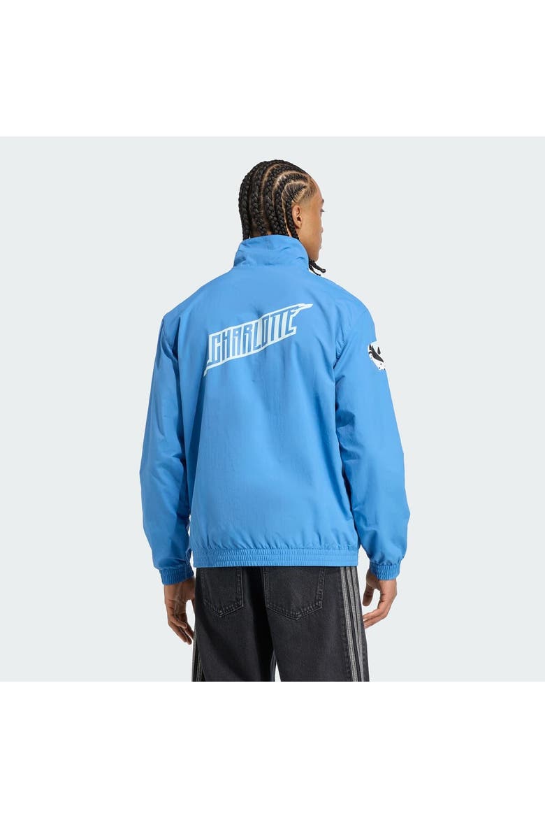 Men's adidas Originals Blue Charlotte FC 2025 Archive Collection Anthem Full-Zip Jacket, Alternate, color, Blue