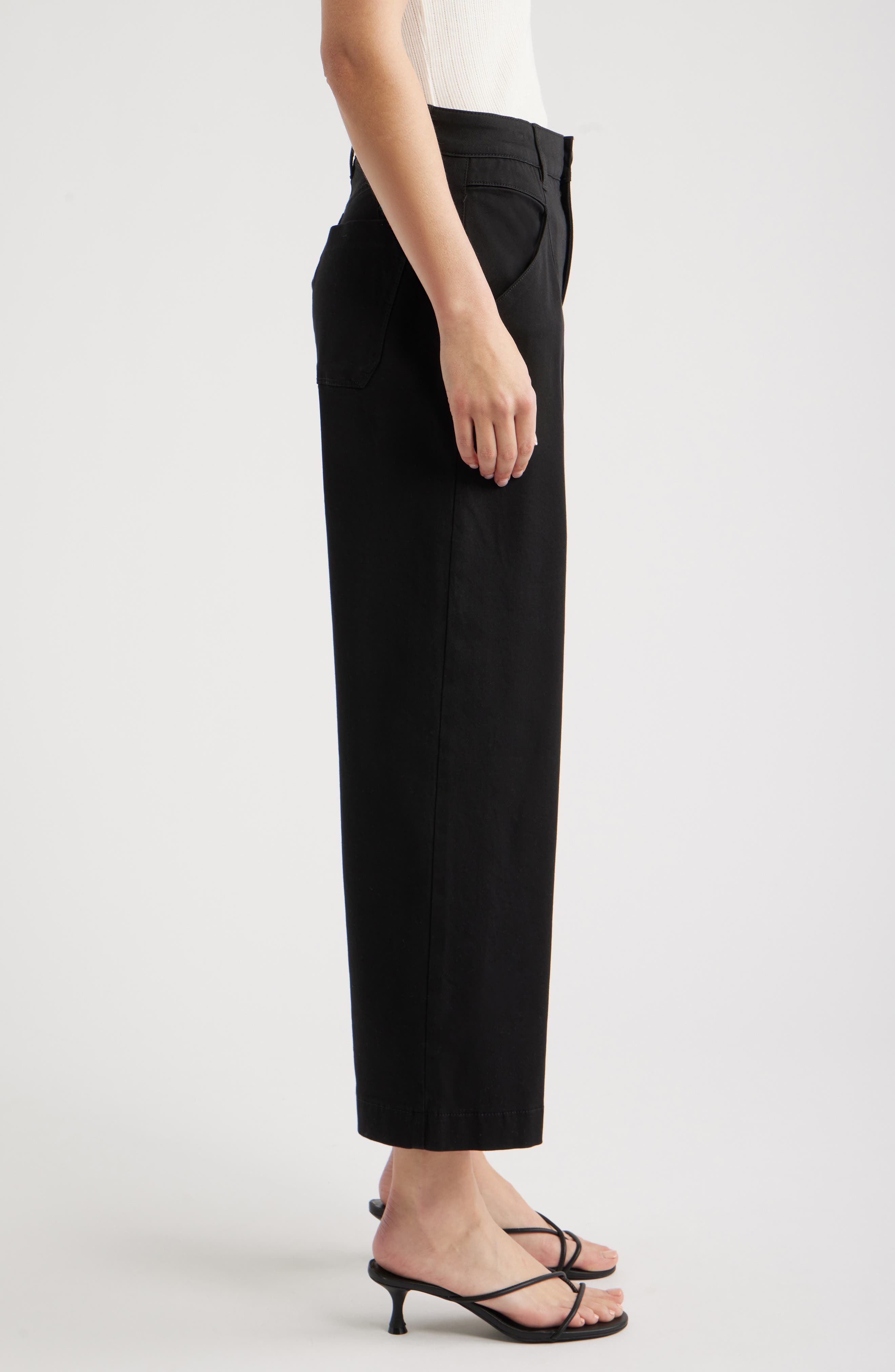 Женские Wit & Wisdom Wyatt Skyrise Crop Wide Leg Twill Pants — фото 3