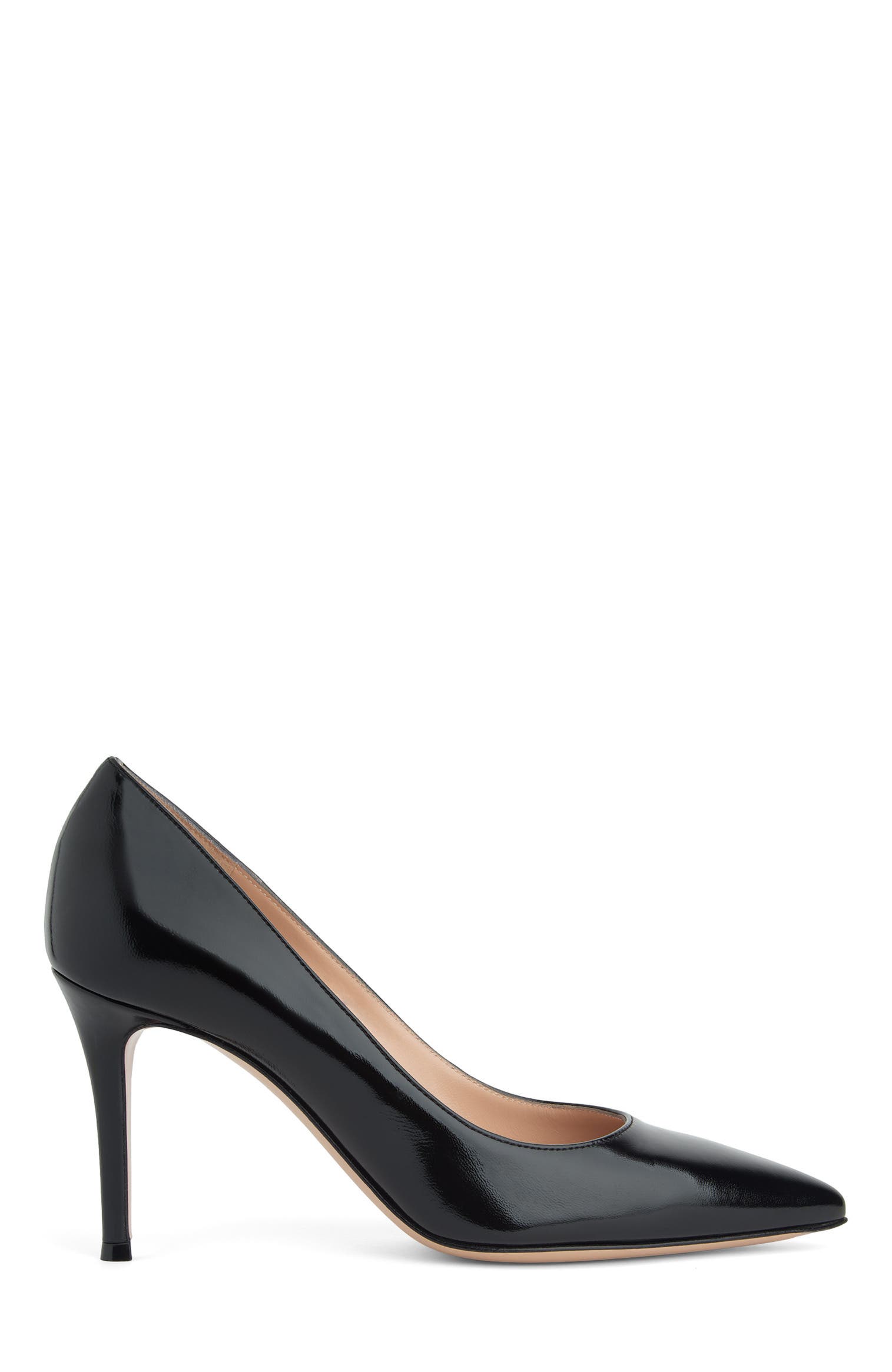 Gianvito Rossi Gianvito 85 Pumps, Main, color, Black Leather