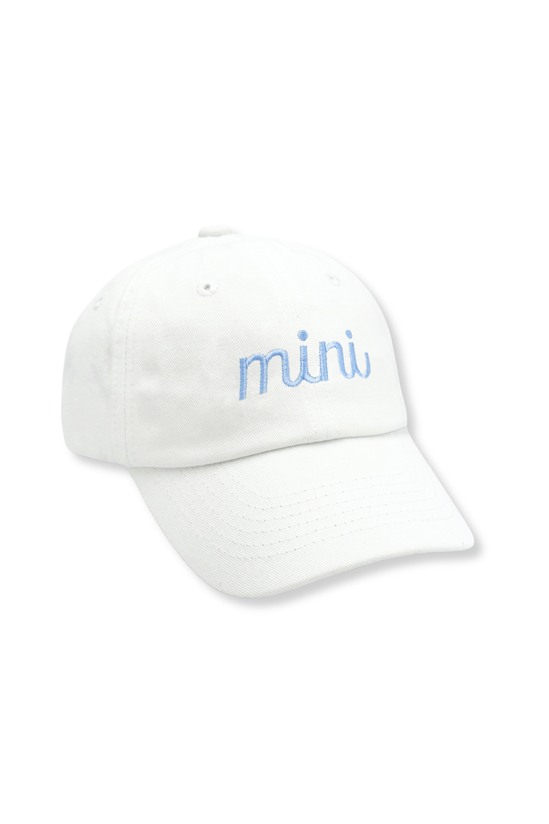 Mini Twill Baseball Hat, Main, color, White