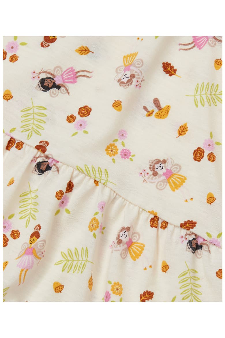 Girls Long Sleeve Jersey Nightgown, Alternate, color, Ivory Fairies