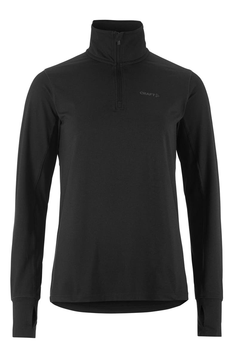 Craft Flow Quarter Zip Pullover, Alternate, color, Black