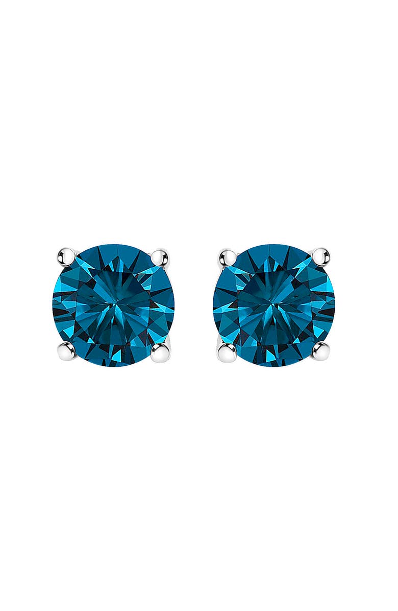 Haus of Brilliance 14K Gold 3.00 Cttw Blue Lab Grown Diamond Stud Earrings, Main, color, White