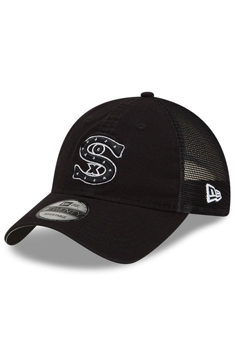 New Era Men's New Era  Black Chicago White Sox 2023 Batting Practice 9TWENTY Adjustable Hat, Main, color, 