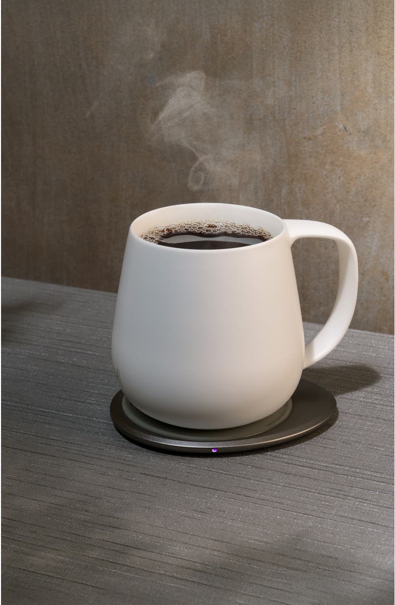 OHOM INC Ui+ Self-heating Mug Set, Alternate, color, Jasmine White