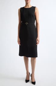 ST. JOHN Palais Stretch Suiting Dress