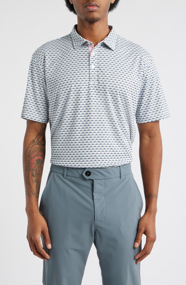 Swannies Valley Performance Golf Polo, Main, color, Navy