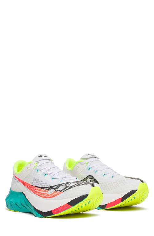 Saucony Endorphin Pro 4 Panelled Mesh Trainers In Multi
