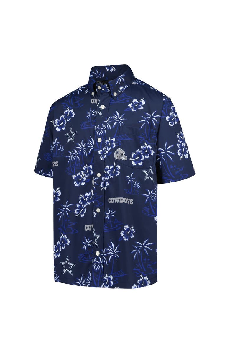 Reyn Spooner Youth Reyn Spooner Navy Dallas Cowboys Button-Down Short Sleeve Shirt, Alternate, color, Navy