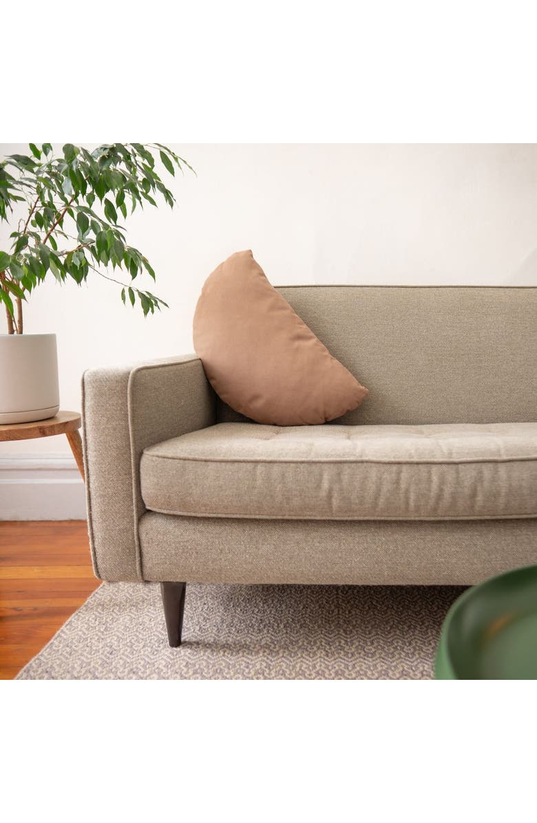 Pazar Studio The Half Circle in Canvas, Alternate, color, Powder Brown