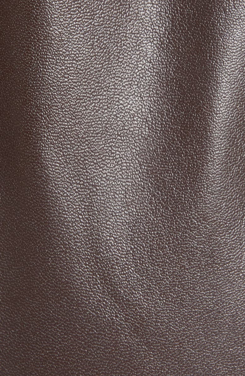 Ganni Leather Ankle Pants, Alternate, color,