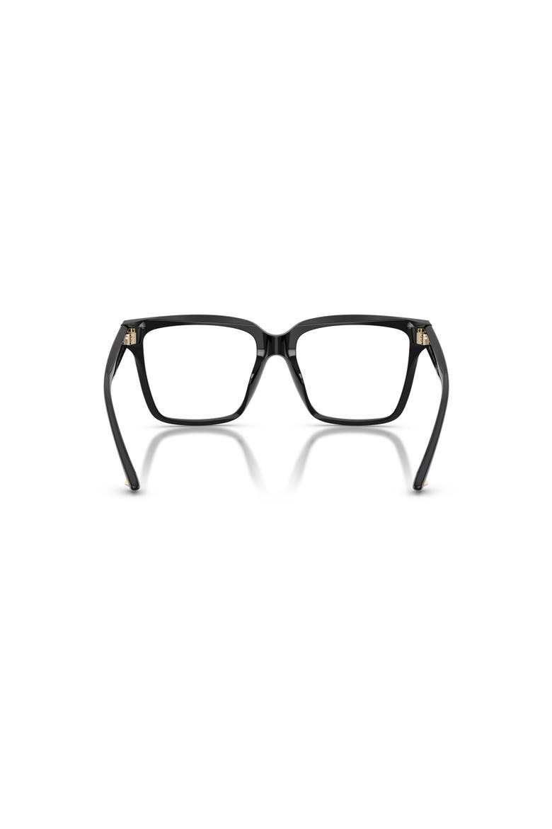 52mm Square optical glasses, Alternate, color, Black