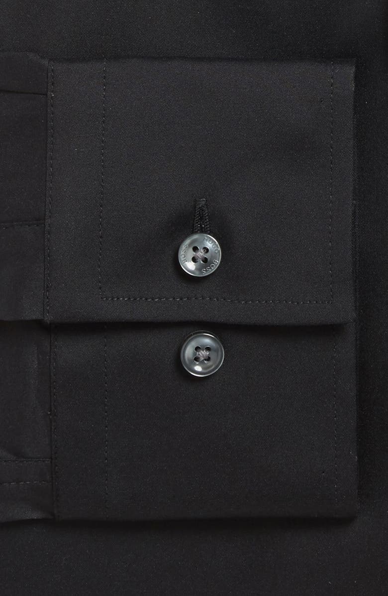 BOSS Jason Slim Fit Solid Cotton Blend Dress Shirt, Alternate, color,