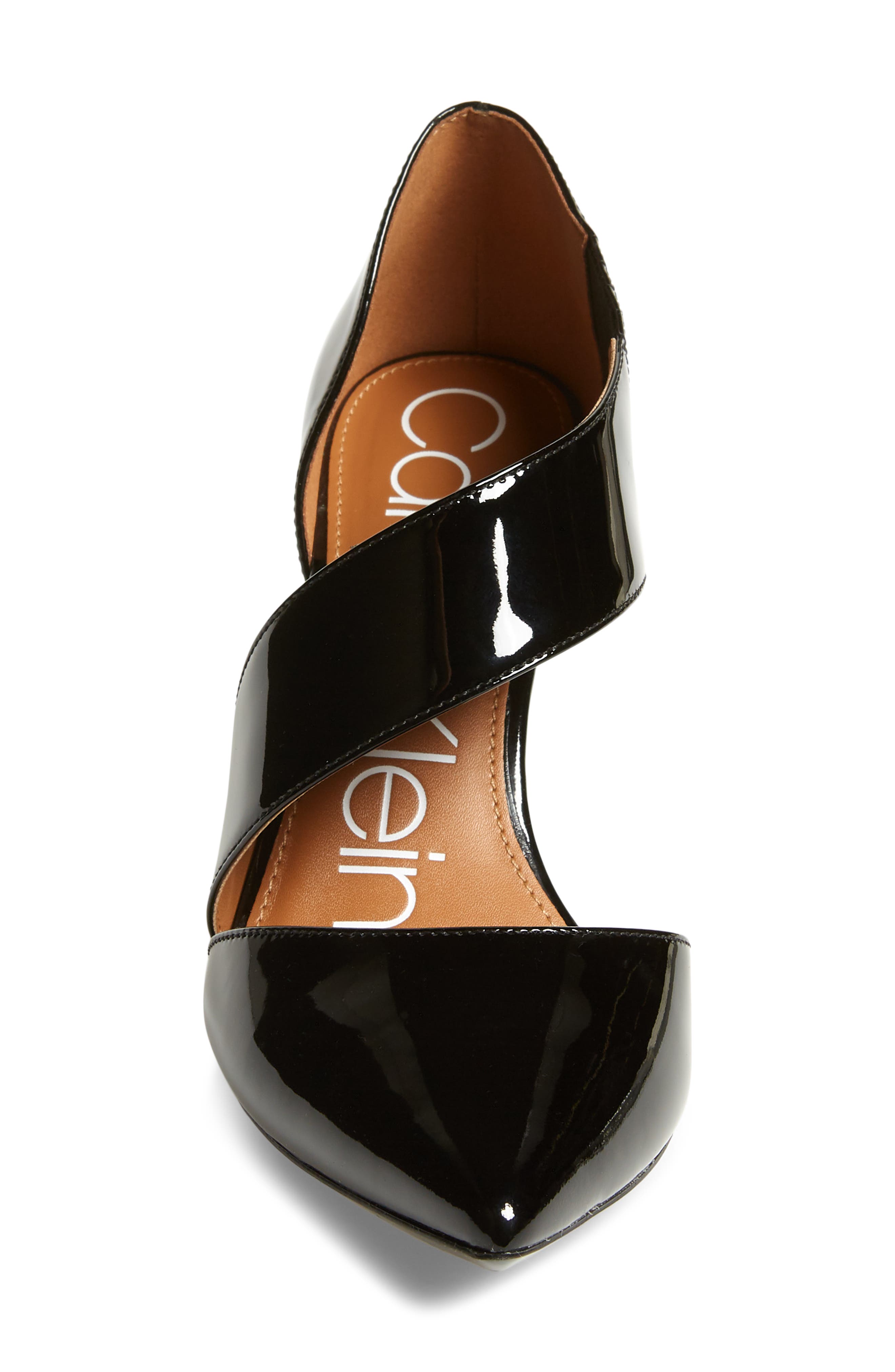 'Gella' Pointy Toe Pump, Alternate, color, BLACK PATENT LEATHER