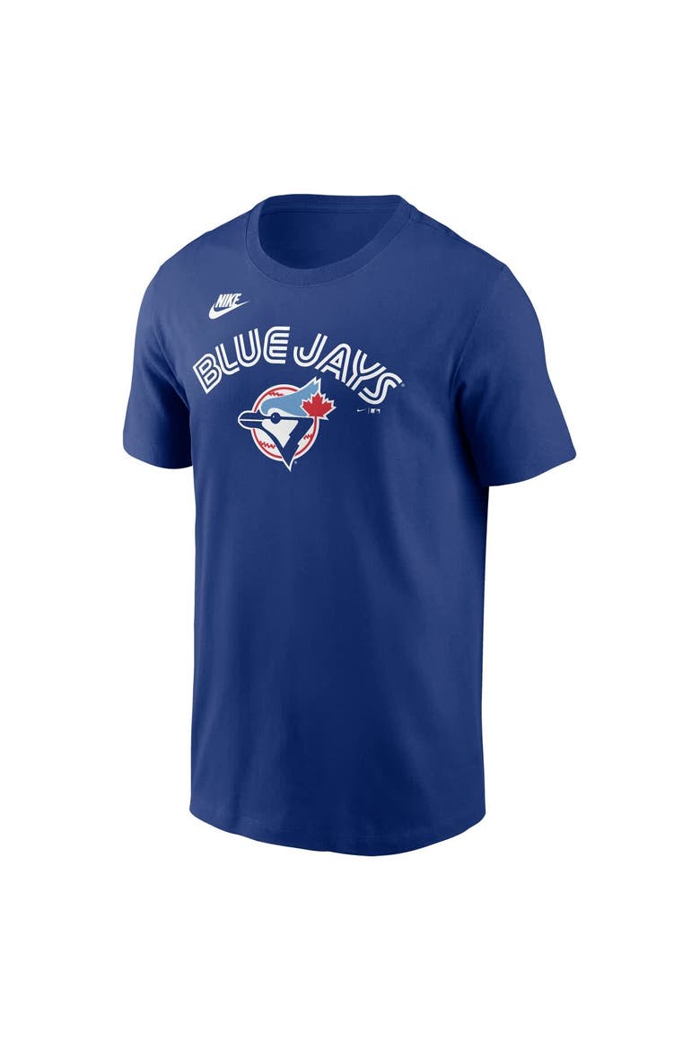 Men's Nike Royal Toronto Blue Jays Cooperstown Collection Wordmark T-Shirt, Alternate, color, Royal