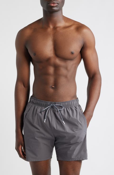 Iconic Side Stripe Swim Trunks