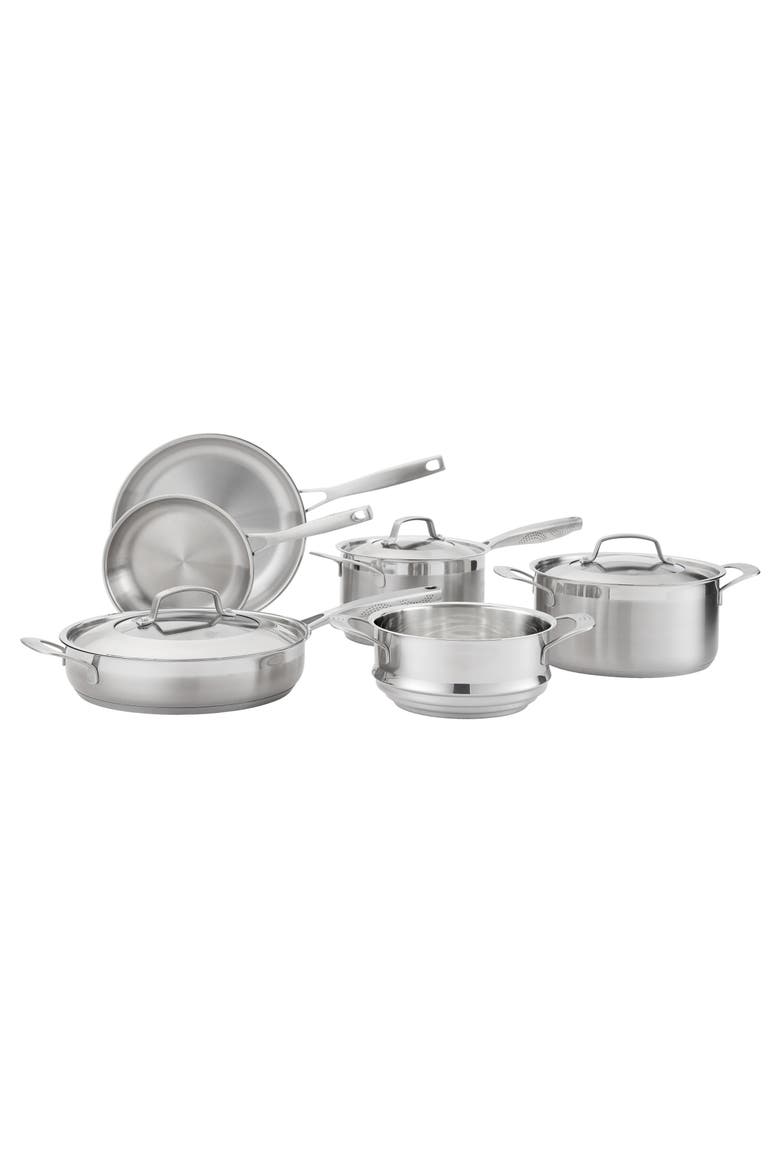 iD3® SS 9-Piece Cookset, Alternate, color, SILVER