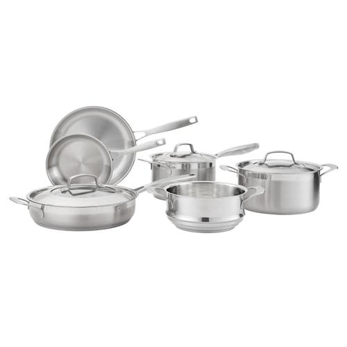 Cuisine::pro ® Id3® Ss 9-piece Cookset In Silver