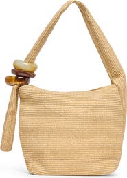 Dolce Vita Kalen Raffia Shoulder Bag