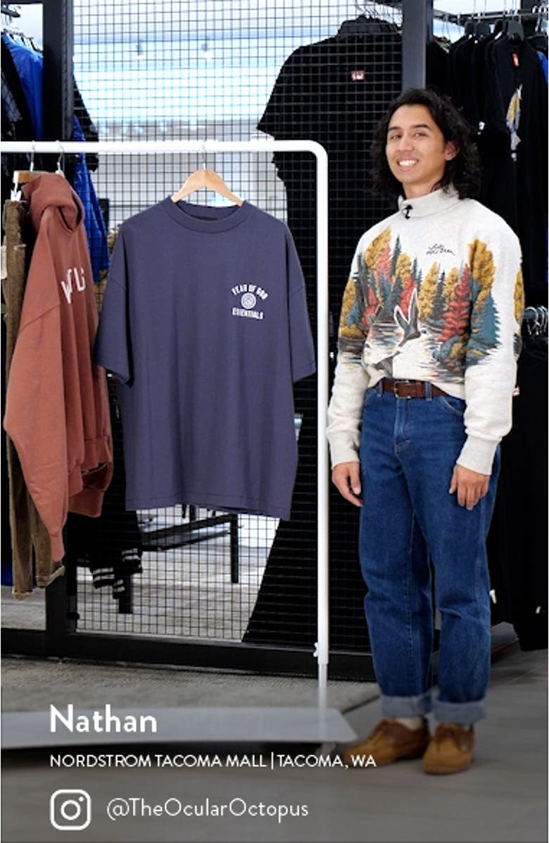 Cotton Jersey Graphic T-Shirt, sales video thumbnail