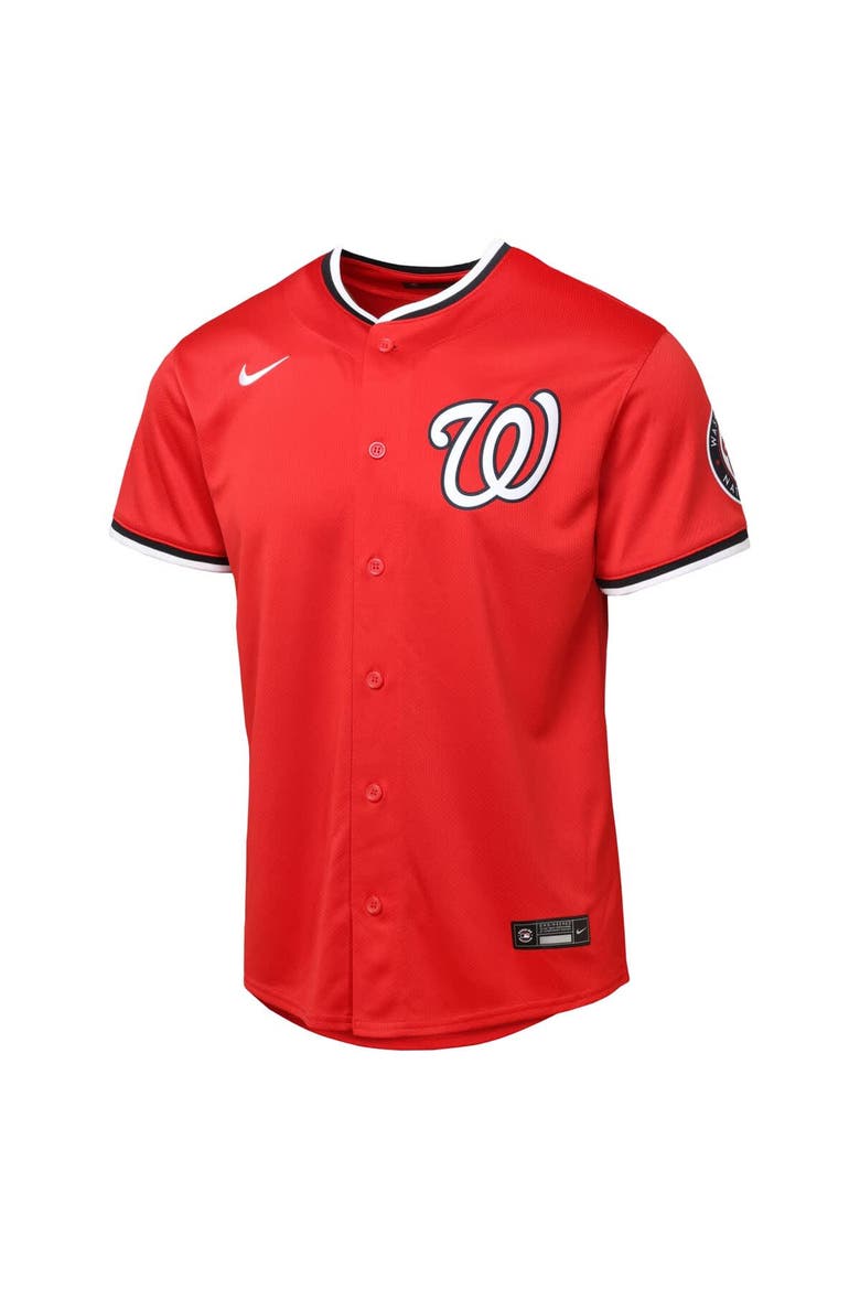 Youth Red Washington Nationals Alternate 2 Limited Jersey, Alternate, color, Red