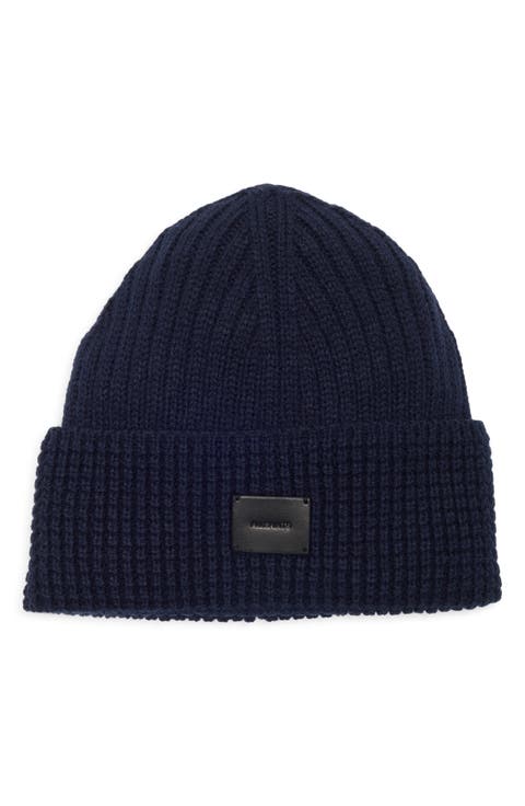 Logo Patch Cuffed Beanie