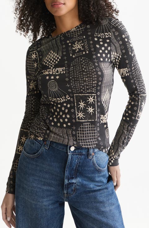Printed Long Sleeve T-Shirt