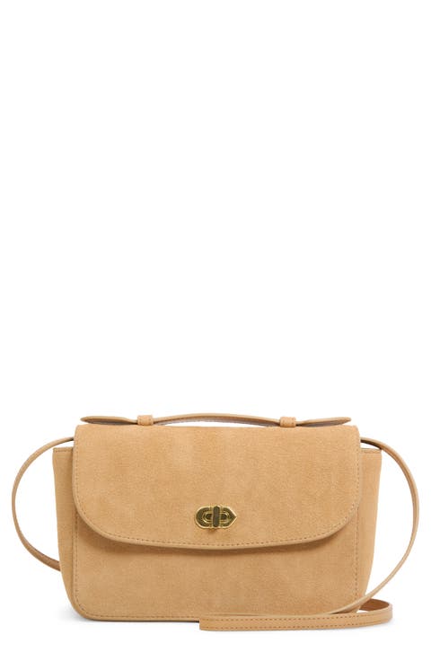 Kathryn Suede Shoulder Bag