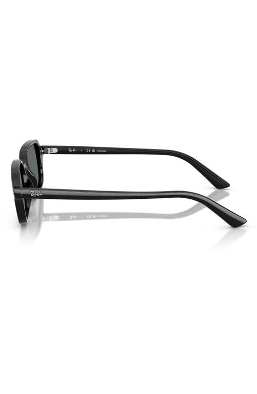 Ray Ban Ray-ban 52mm Polarized Pillow Sunglasses In Black
