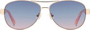 Kate Spade New York dalia 58mm gradient pilot sunglasses
