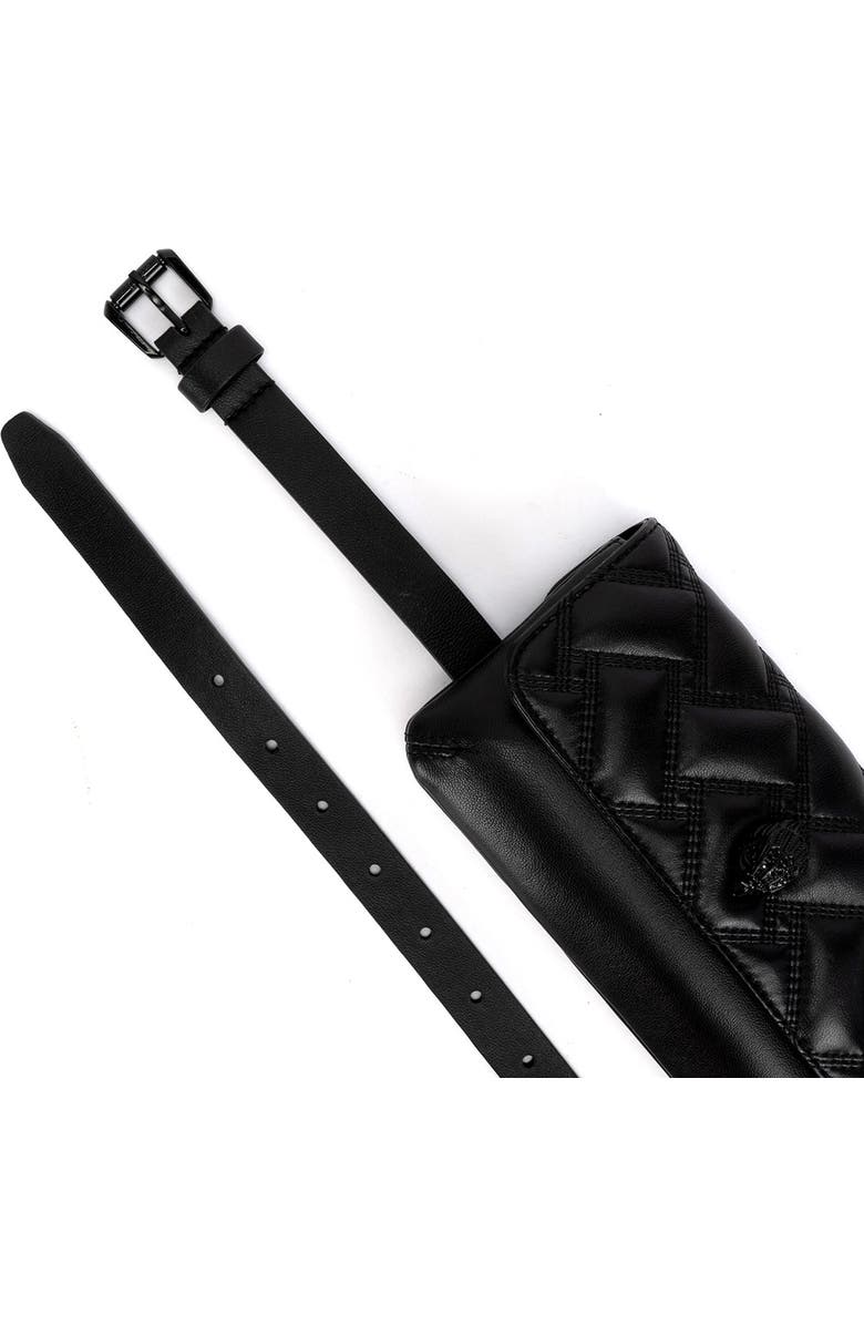 Kurt Geiger London Kensington Quilted Leather Belt Bag, Alternate, color,