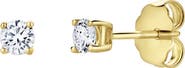LuvMyJewelry Valeria 0.2 Ct TW Lab Grown Round Diamond Studs 14K Gold Earrings