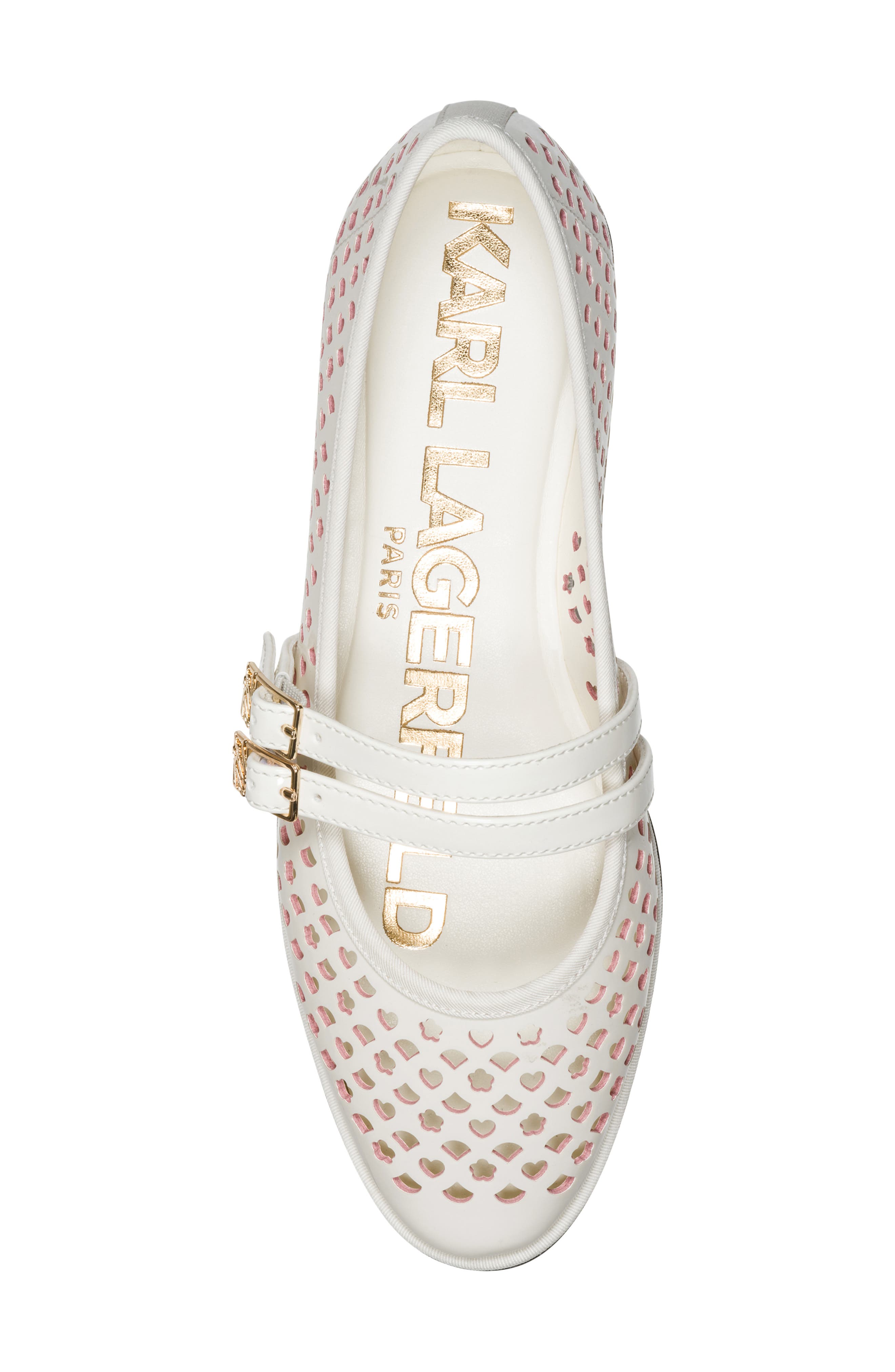 Vanyel Mary Jane Flat, Alternate, color, CREAM