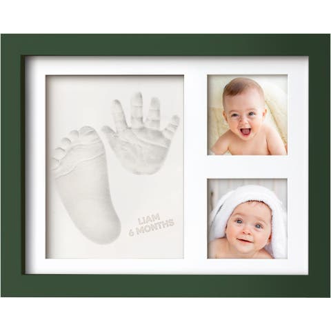 Baby Handprint & Footprint Keepsake Solo Frame