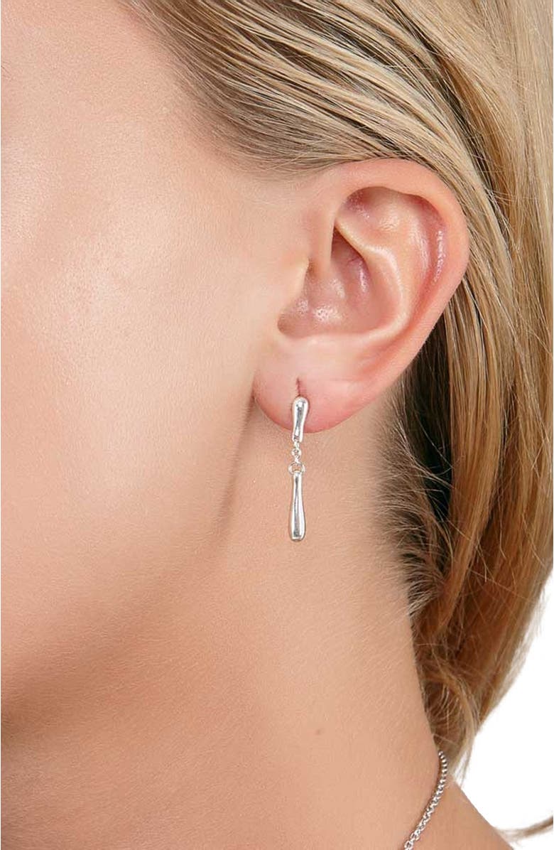 Lucy Quartermaine Falling Drop Earrings, Alternate, color, Sterling Silver