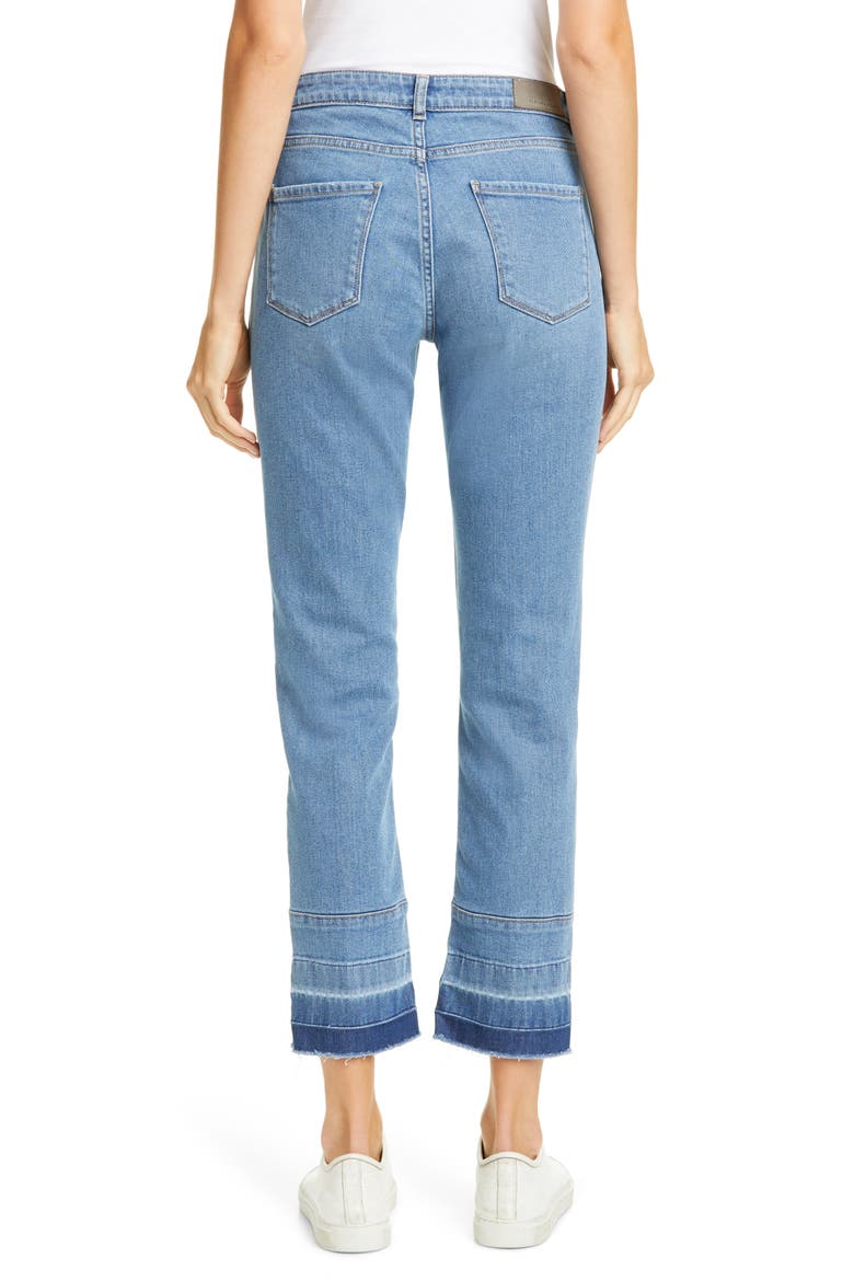 Released Hem Straight Leg Jeans, Alternate, color, DENIM BLUE