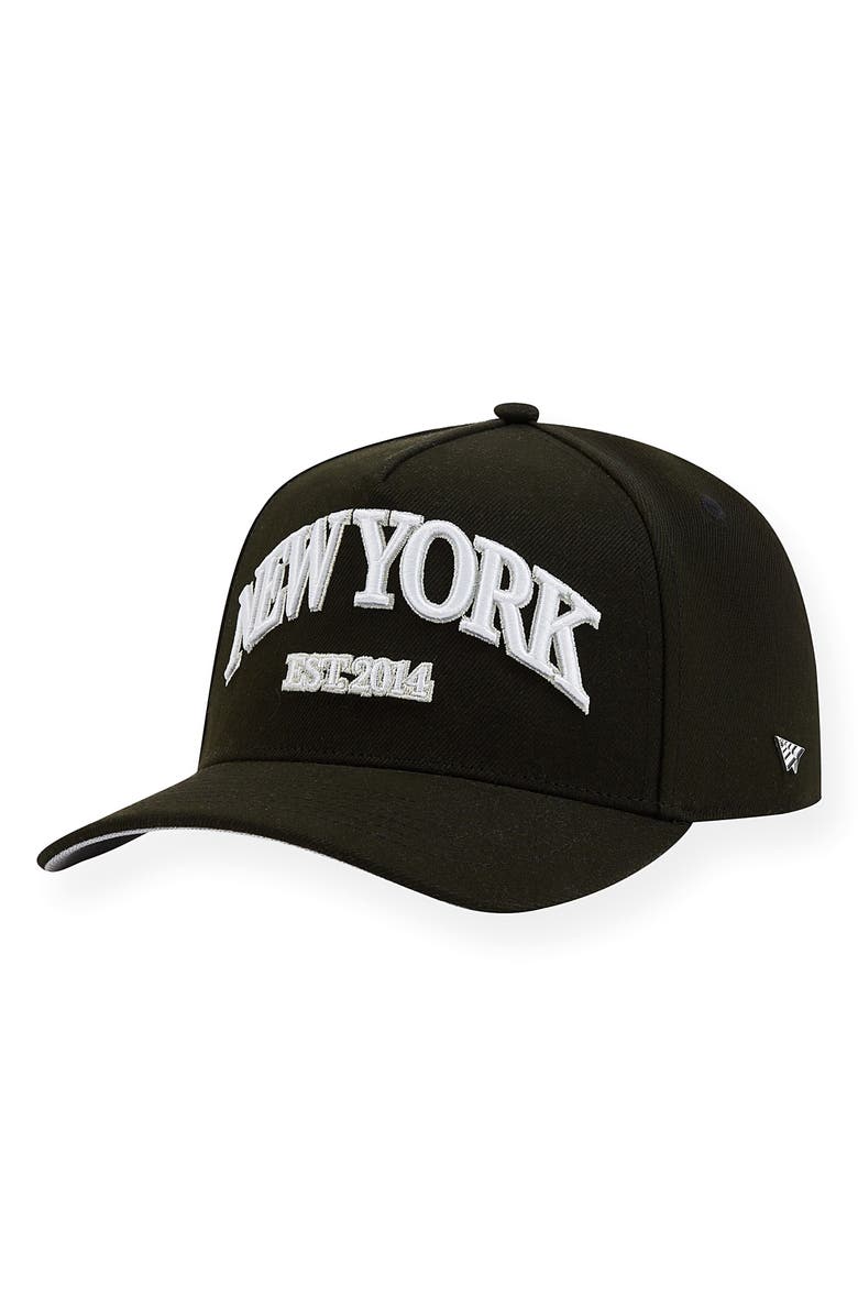 PAPER PLANES Planes New York A-Frame Snapback Baseball Cap, Alternate, color, Black