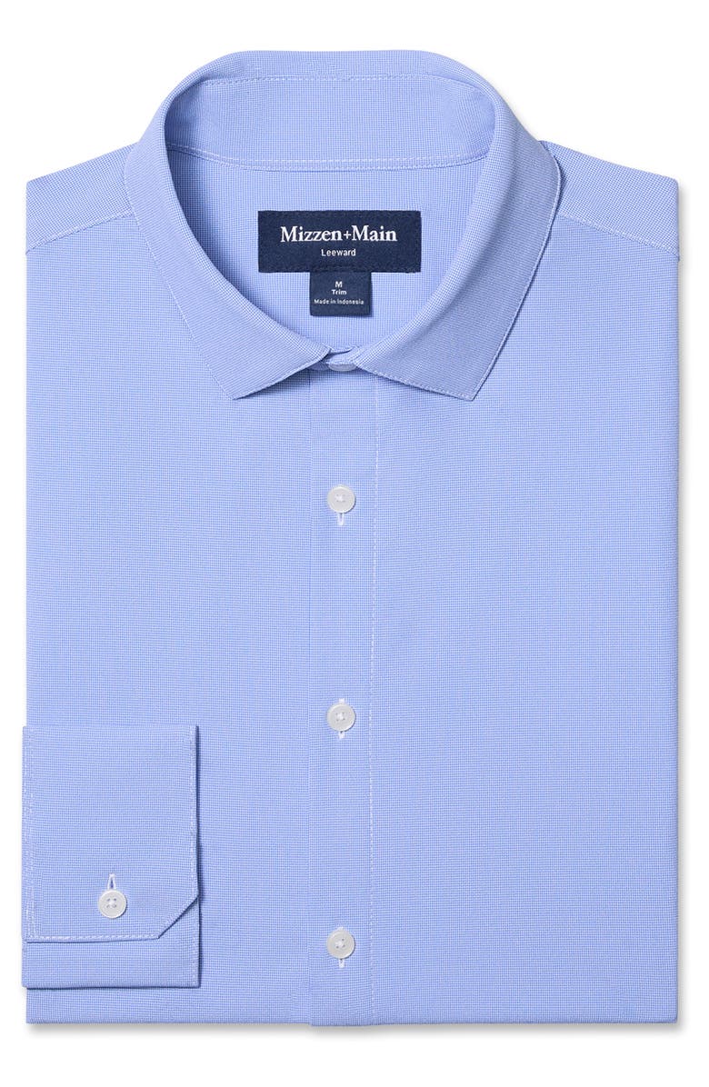 Mizzen+Main Leeward Trim Fit Performance Button-Up Shirt, Alternate, color, 