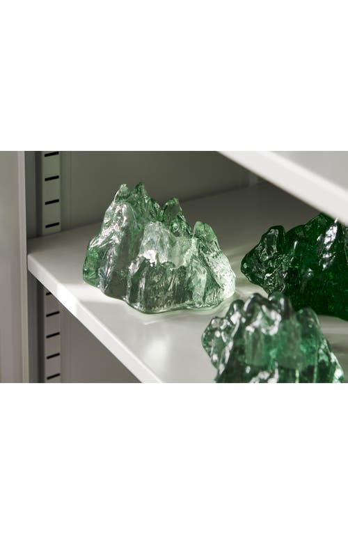 Kosta Boda The Rock Votive In Green
