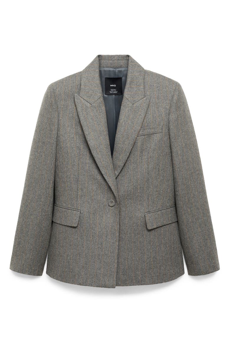 MANGO Suit Jacket, Main, color, Grey