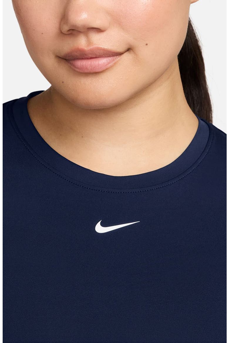 One Dri-FIT Tank, Alternate, color, MIDNIGHT NAVY/ WHITE