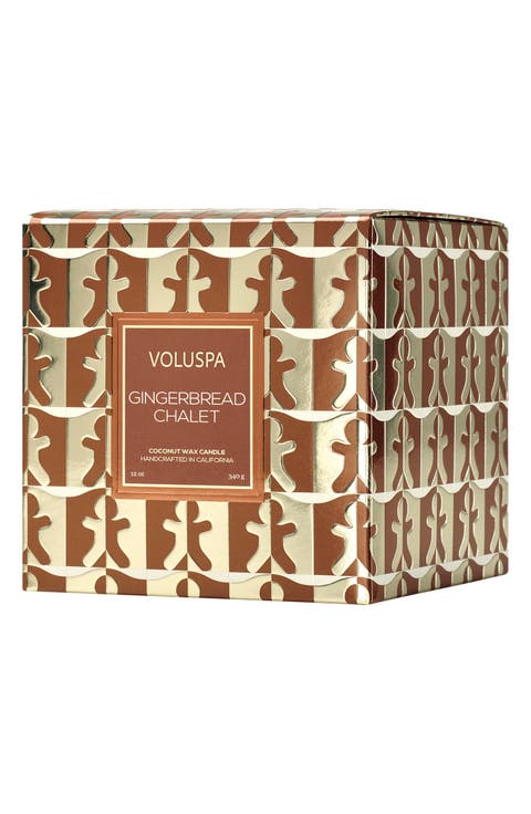 Gingerbread Chalet Candle