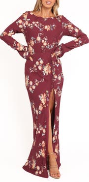 Petal & Pup Alima Floral Long Sleeve Maxi Dress
