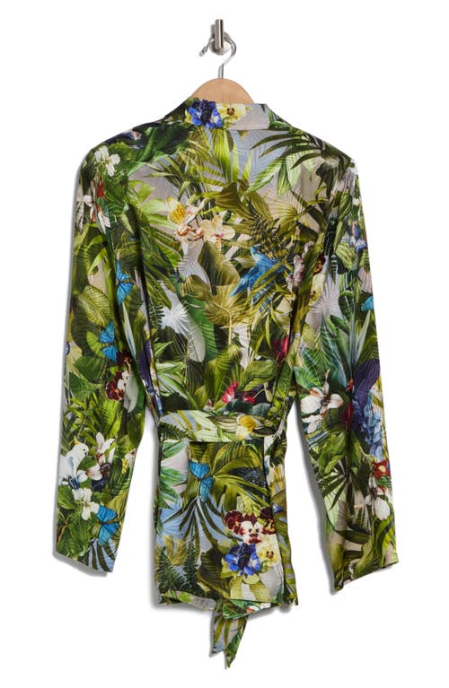 L Agence L'agence Ciara Long Sleeve Robe Top