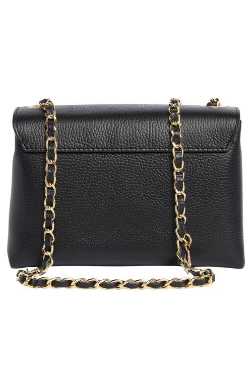 Valentino By Mario Valentino Isabelle Dollaro Crossbody Bag In Black