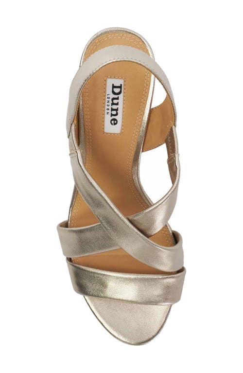 Dune London Kamies Slingback Platform Wedge Sandal