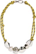 PLAN C Stone Cord Necklace