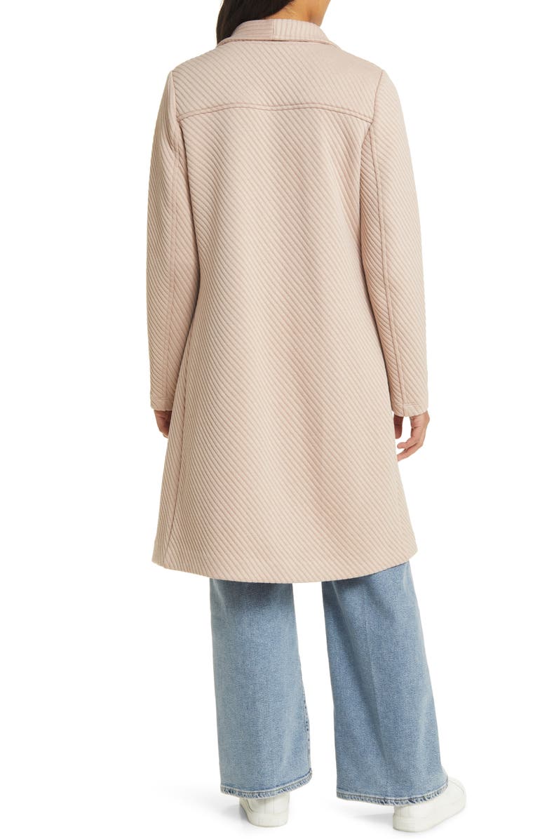 Sam Edelman Drape Front Rib Jacket, Alternate, color, Blush