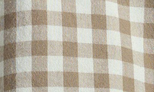 Pehr Plaid Long Sleeve Organic Cotton Flannel Romper In Multi