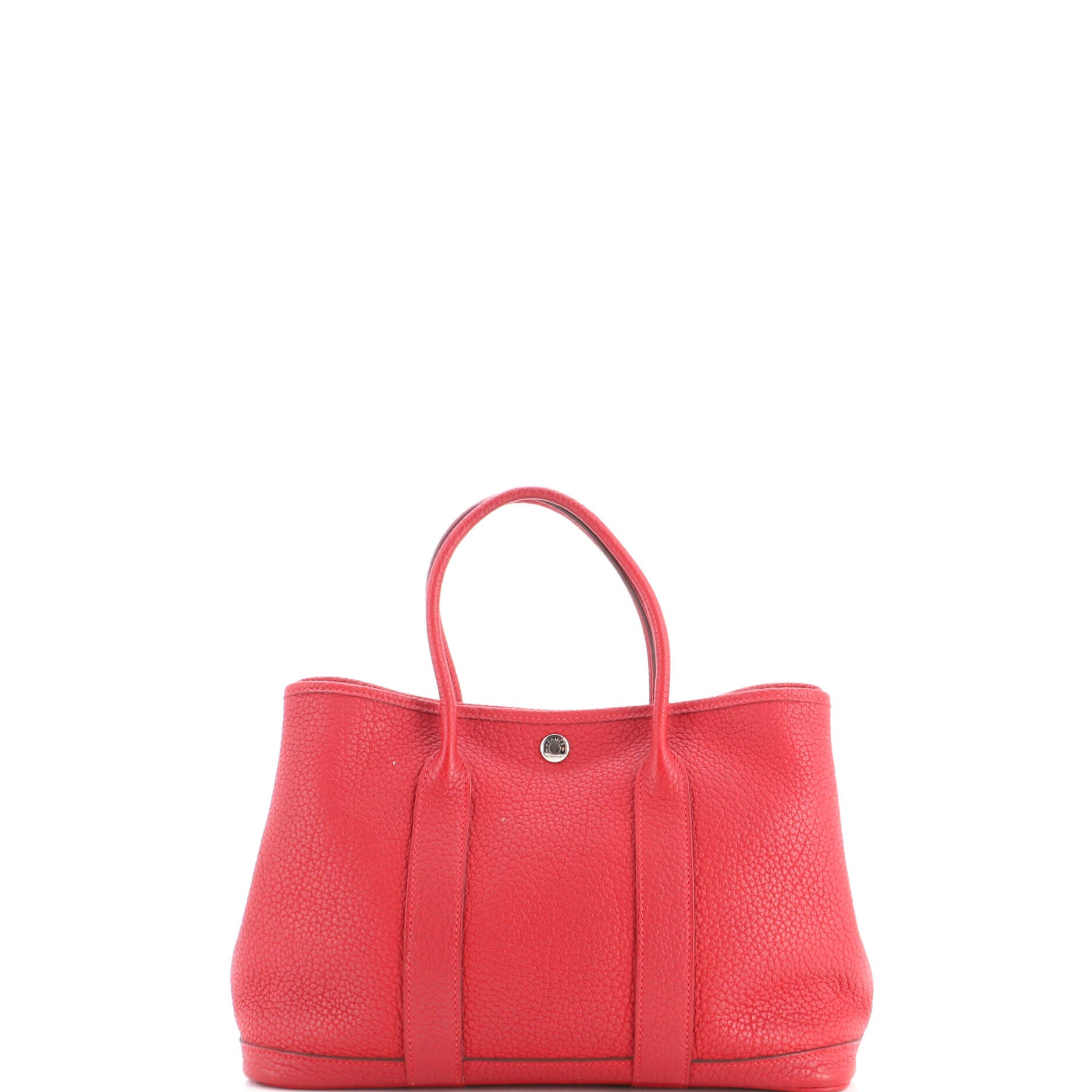 Garden Party Tote Leather 30, Alternate, color, Red